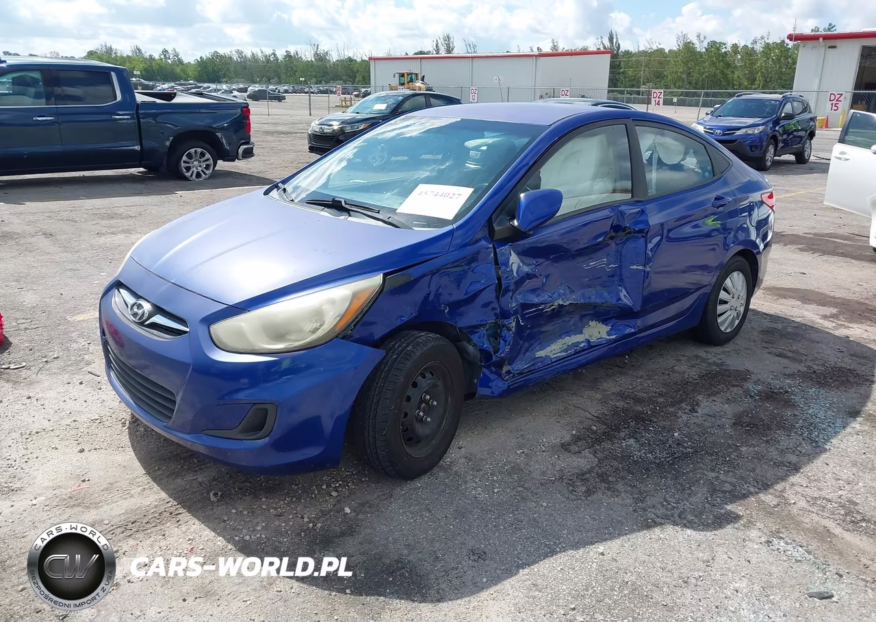 2013 Hyundai Accent Gls VIN:KMHCT4AE2DU359656 - 2