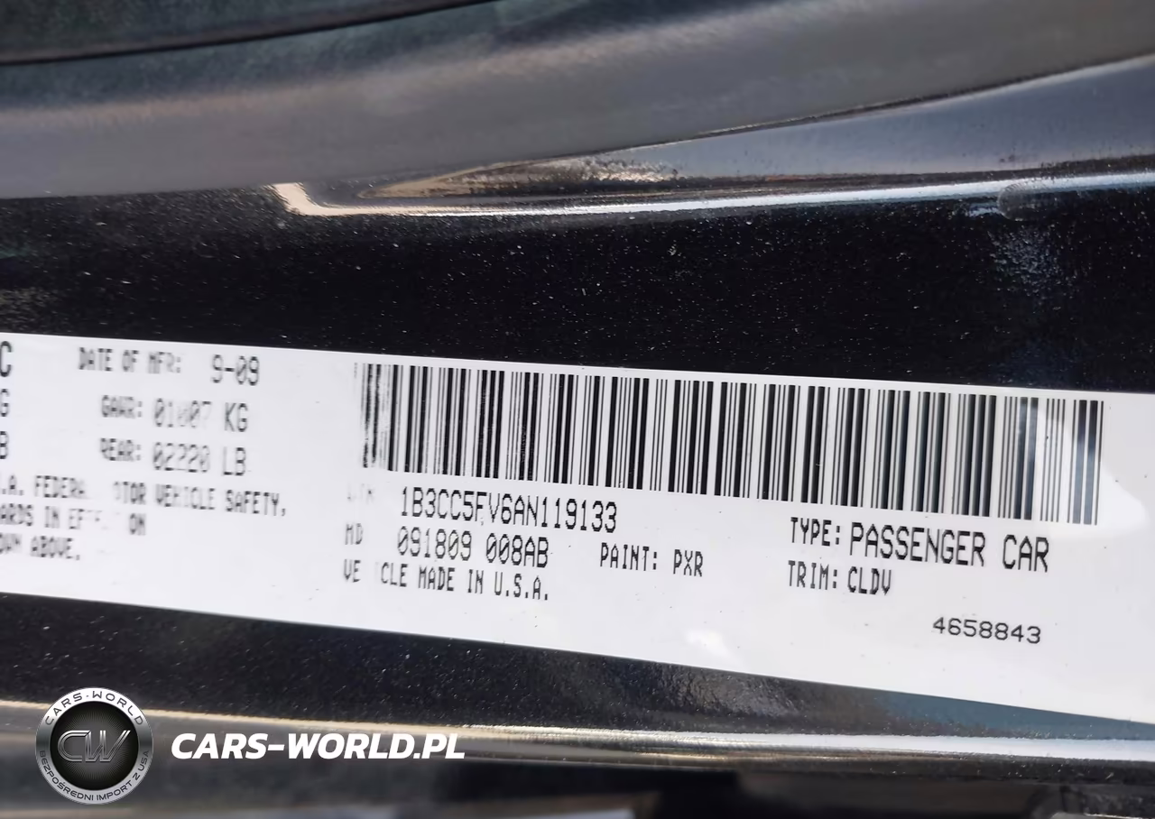 2010 Dodge Avenger R-T VIN:1B3CC5FV6AN119133 - 9