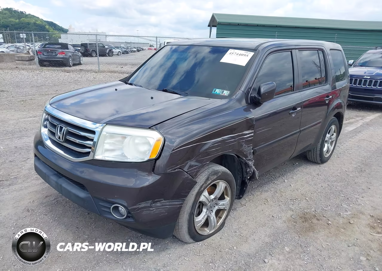 2013 Honda Pilot Ex-L VIN:5FNYF4H54DB013656 - 2