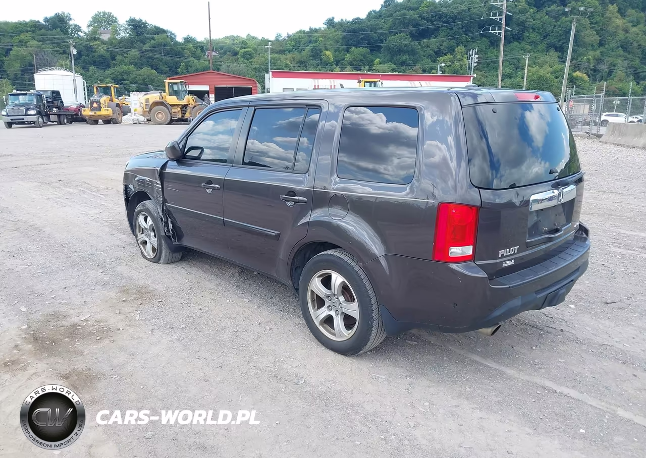 2013 Honda Pilot Ex-L VIN:5FNYF4H54DB013656 - 3