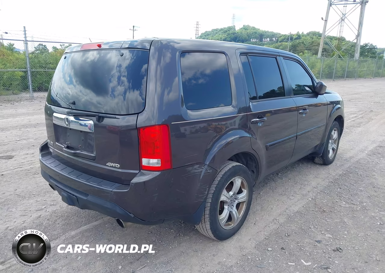 2013 Honda Pilot Ex-L VIN:5FNYF4H54DB013656 - 4