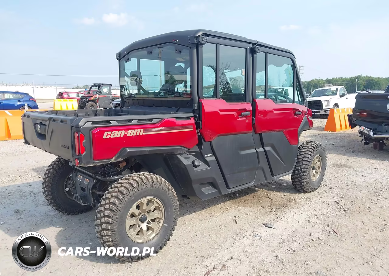 2024 Can-Am Defender Max Limited Cab Hd10-Lone Star Hd10 VIN:3JBUUAX43RK020157 - 4
