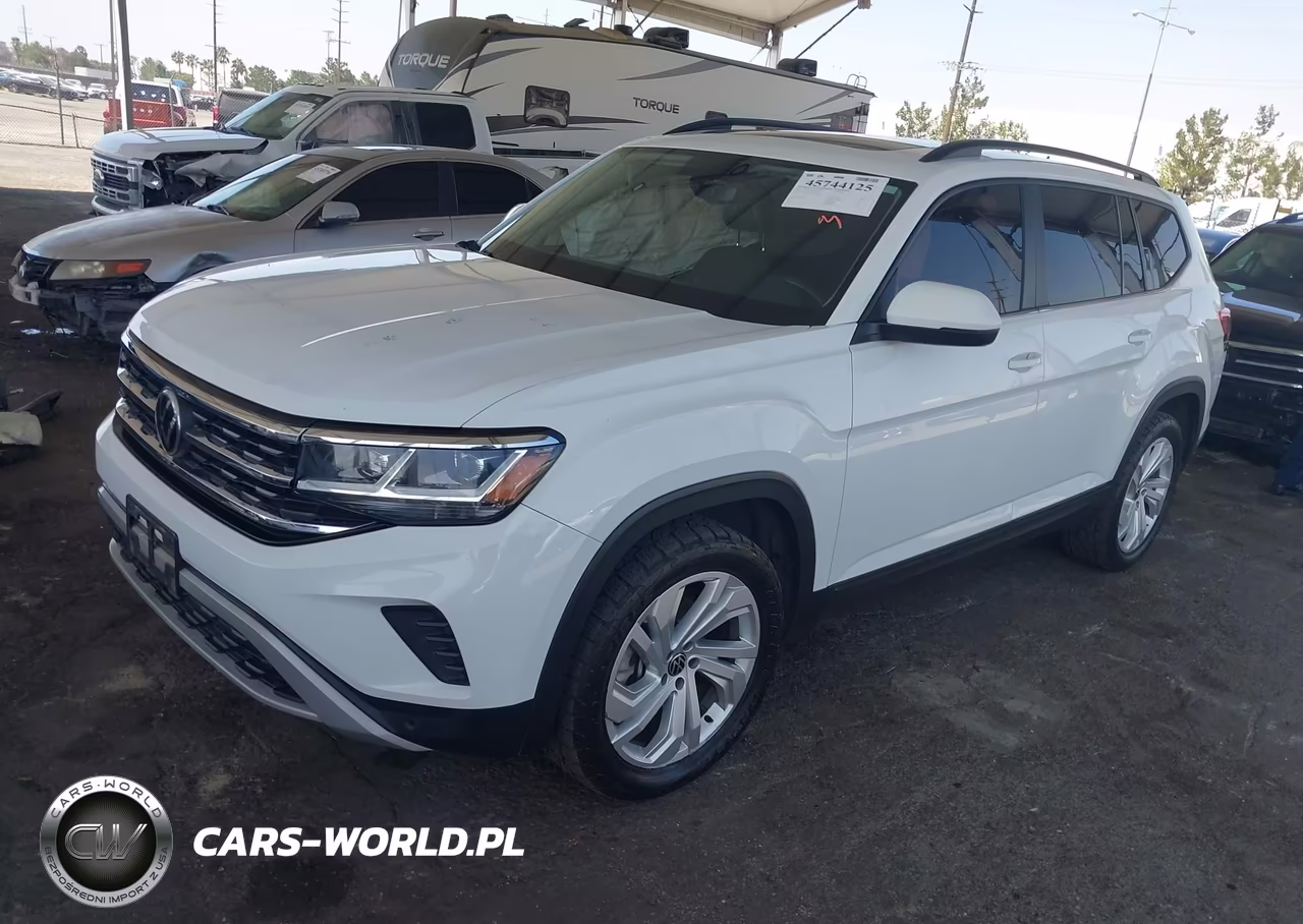 2021 Volkswagen Atlas 3.6L V6 Se W-Technology VIN:1V2JR2CA1MC536890 - 2