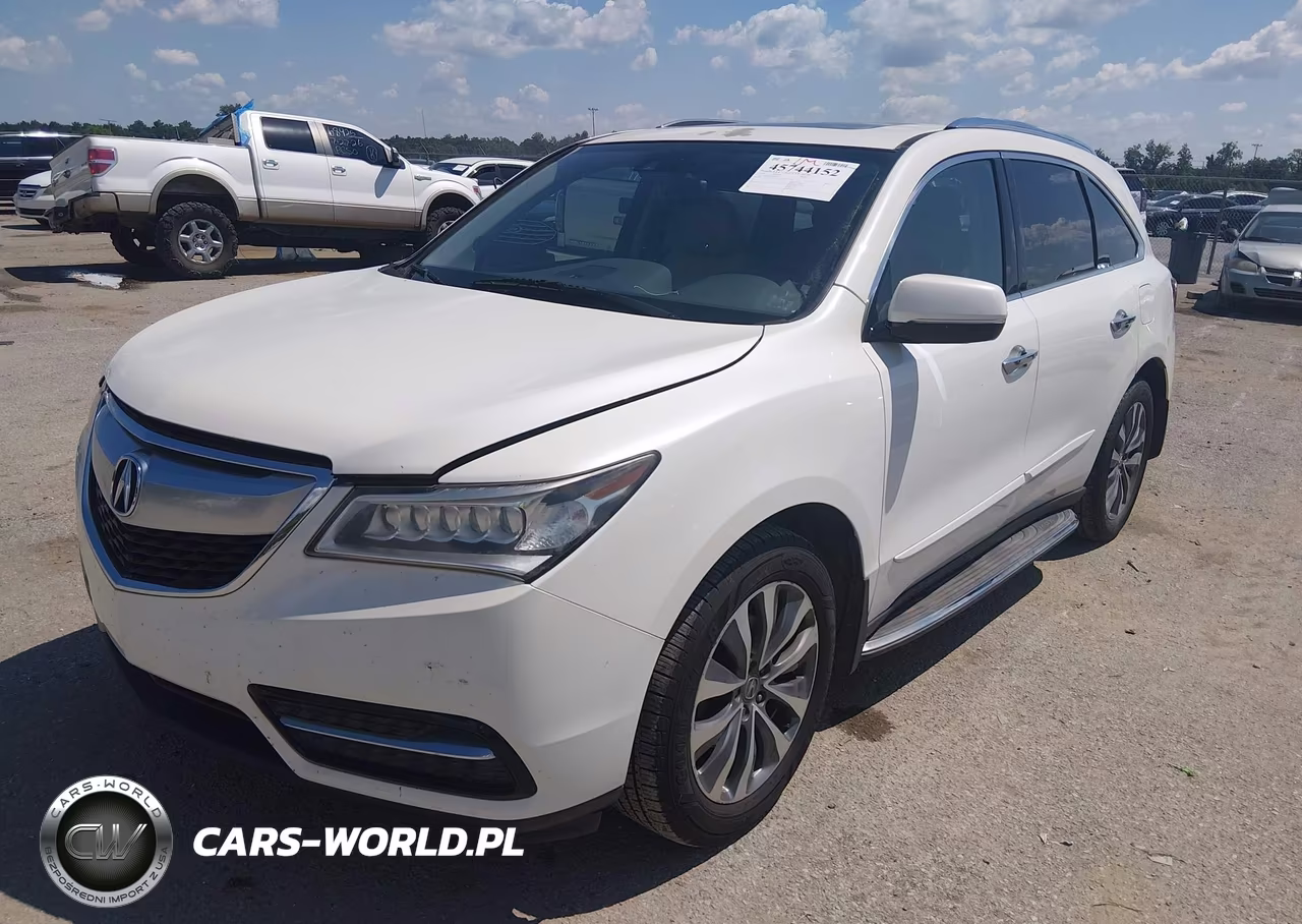 2014 Acura Mdx Technology Package VIN:5FRYD3H47EB010757 - 2