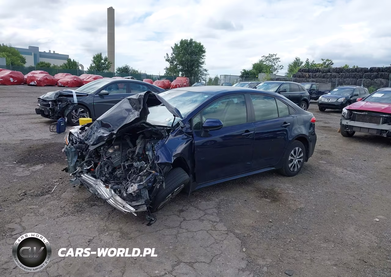 2022 Toyota Corolla Hybrid Le VIN:JTDEAMDEXNJ051376 - 2