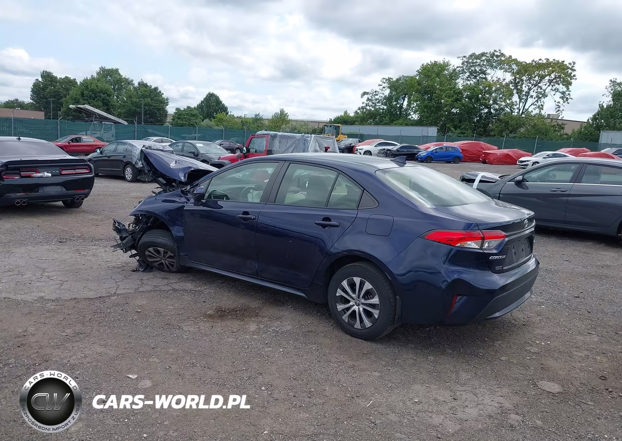 2022 Toyota Corolla Hybrid Le VIN:JTDEAMDEXNJ051376 - 3