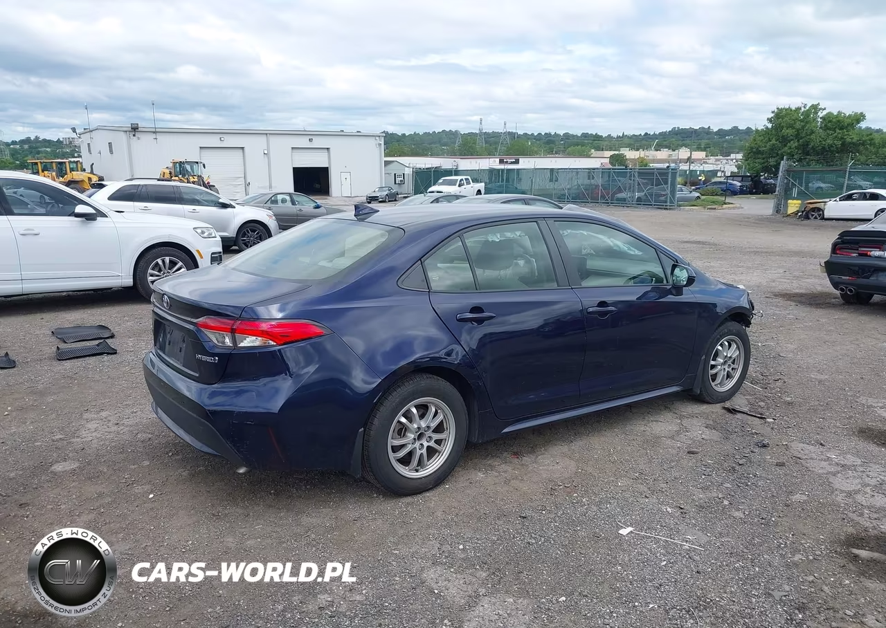 2022 Toyota Corolla Hybrid Le VIN:JTDEAMDEXNJ051376 - 4