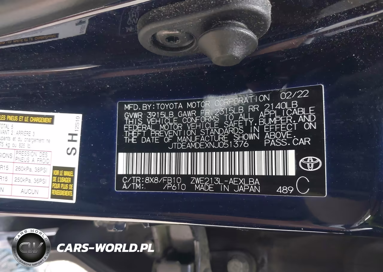 2022 Toyota Corolla Hybrid Le VIN:JTDEAMDEXNJ051376 - 9