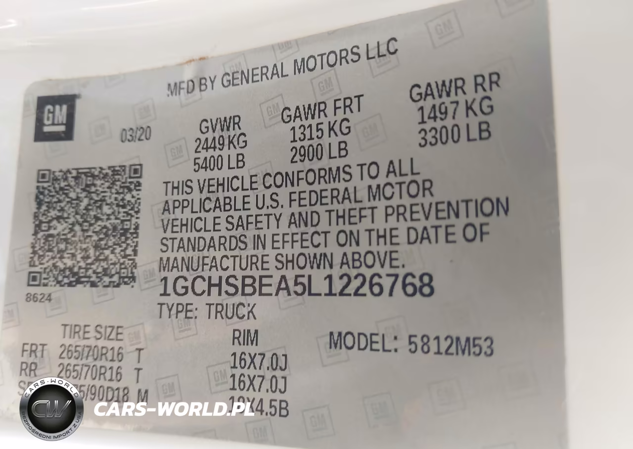 2020 Chevrolet Colorado 2Wd Long Box Wt VIN:1GCHSBEA5L1226768 - 9