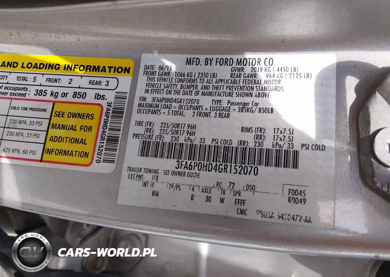 2016 Ford Fusion Se VIN:3FA6P0HD4GR152070 - 9