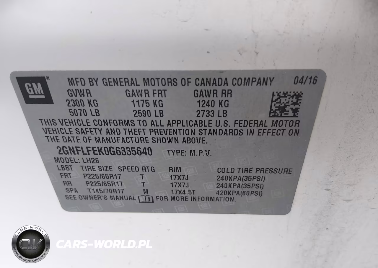 2016 Chevrolet Equinox Lt VIN:2GNFLFEK0G6335640 - 9