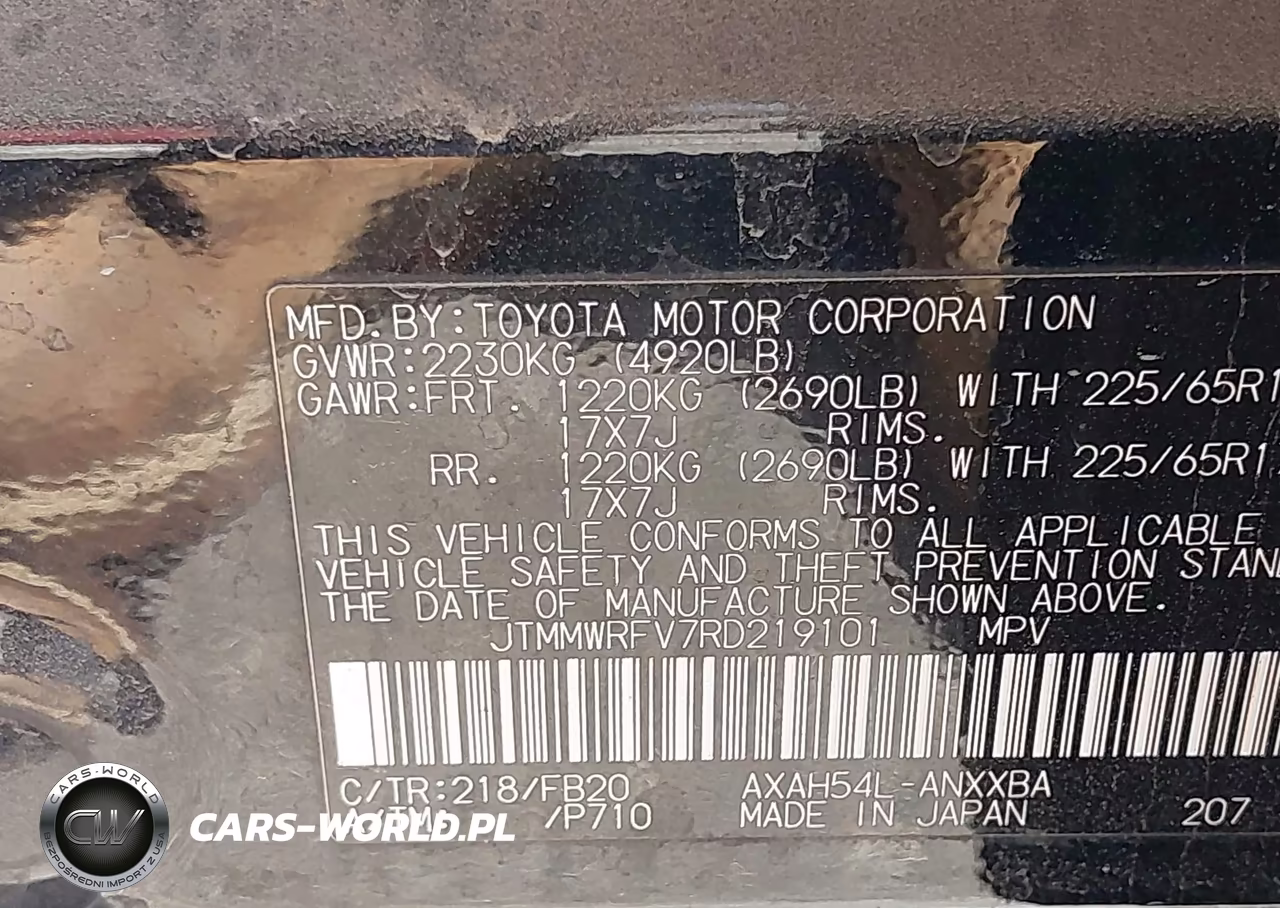 2024 Toyota Rav4 Hybrid Le VIN:JTMMWRFV7RD219101 - 9