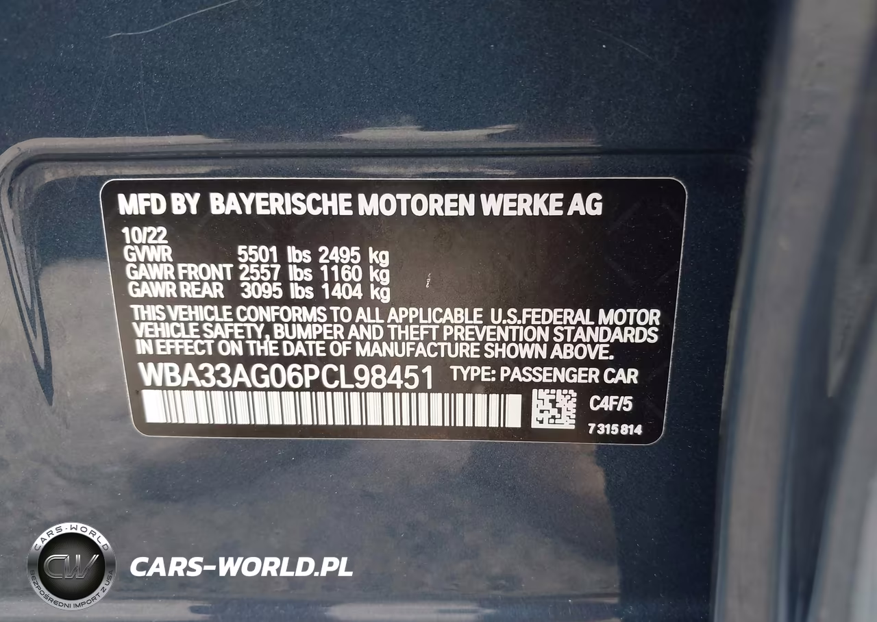 2023 BMW 530E xDrive VIN:WBA33AG06PCL98451 - 9