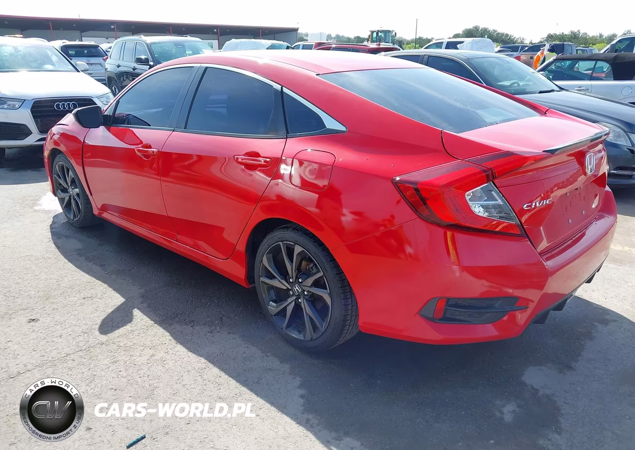 2019 Honda Civic Sport VIN:2HGFC2E86KH540173 - 3