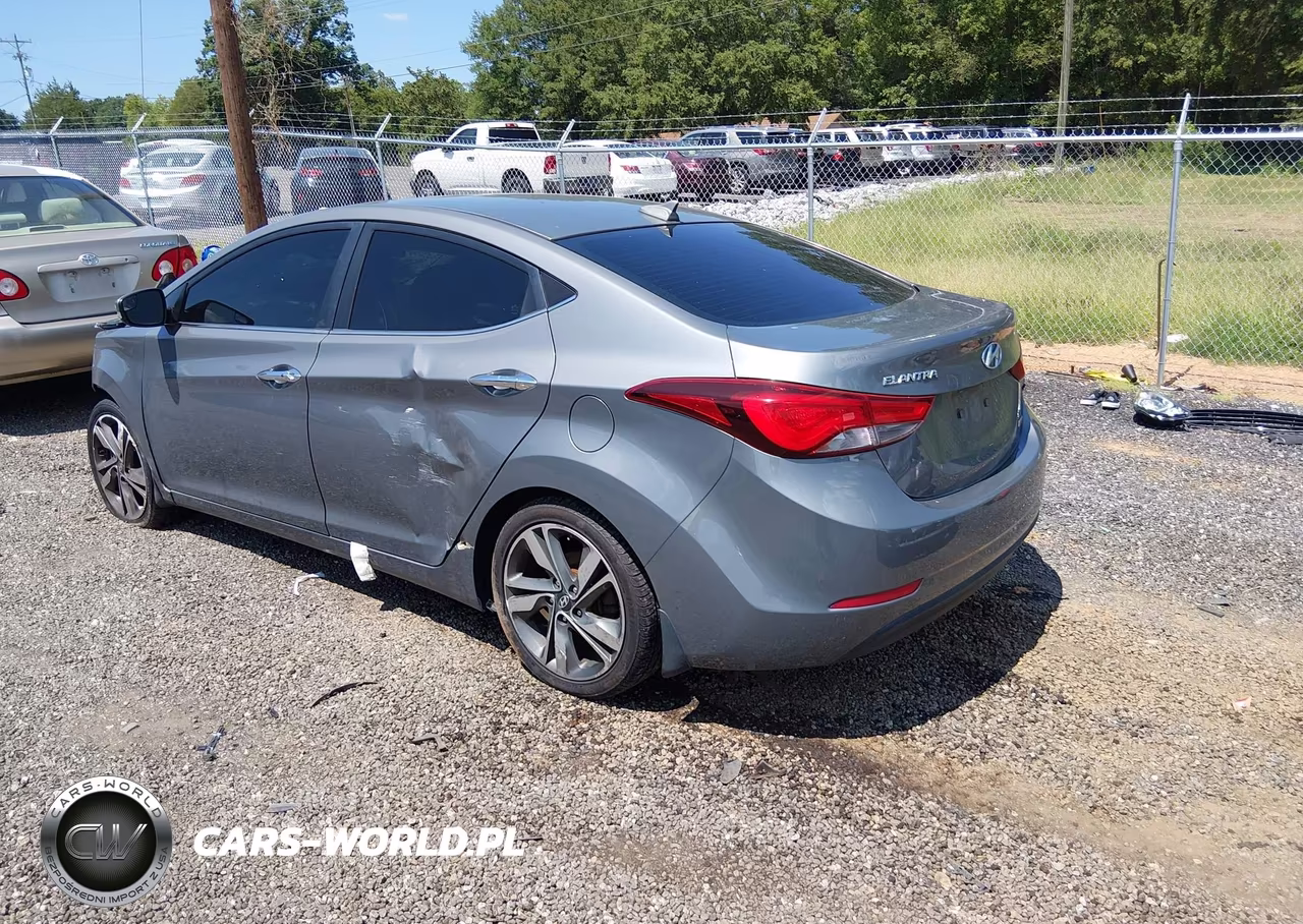 2014 Hyundai Elantra Limited VIN:5NPDH4AE1EH492253 - 3