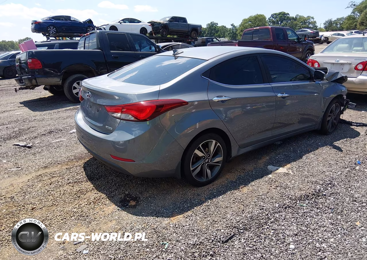 2014 Hyundai Elantra Limited VIN:5NPDH4AE1EH492253 - 4