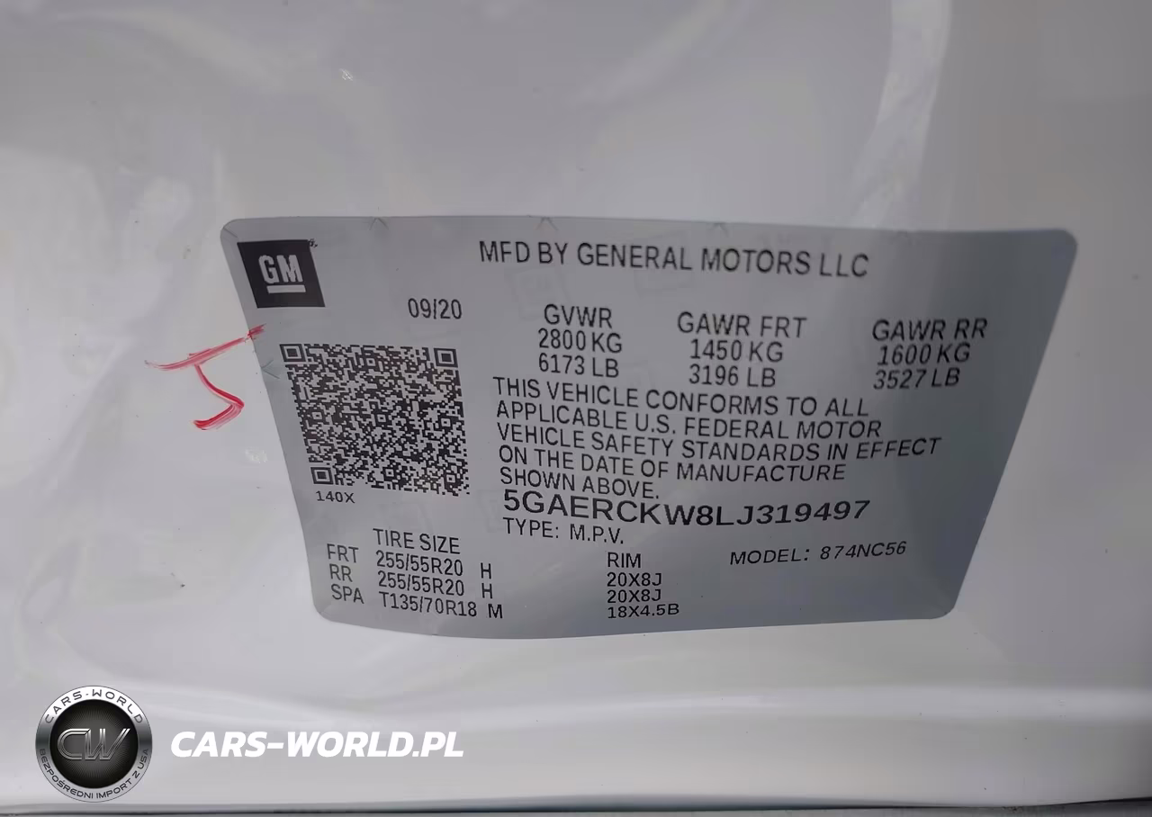 2020 Buick Enclave Fwd Premium VIN:5GAERCKW8LJ319497 - 9
