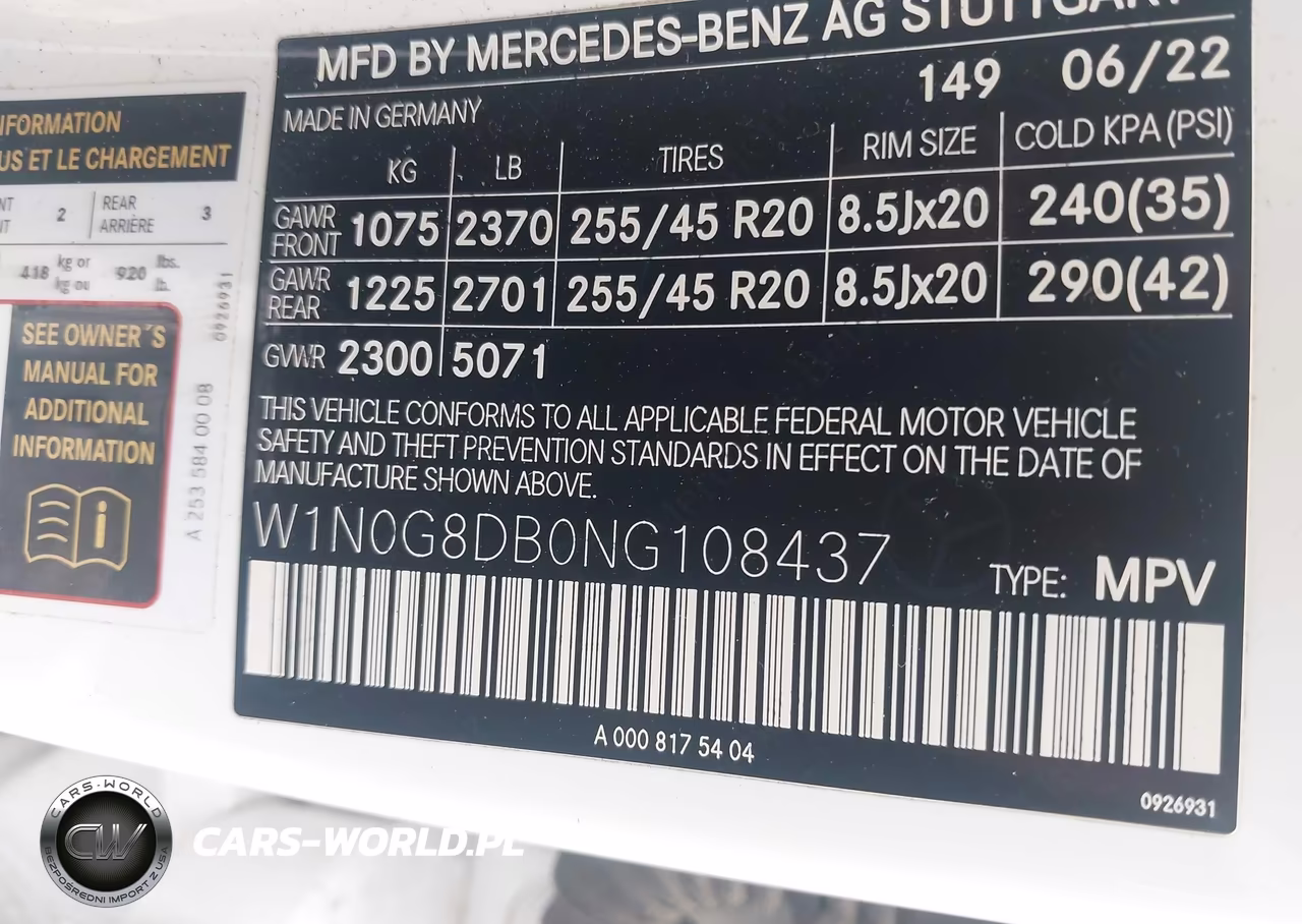 2022 Mercedes-Benz Glc 300 Suv VIN:W1N0G8DB0NG108437 - 9