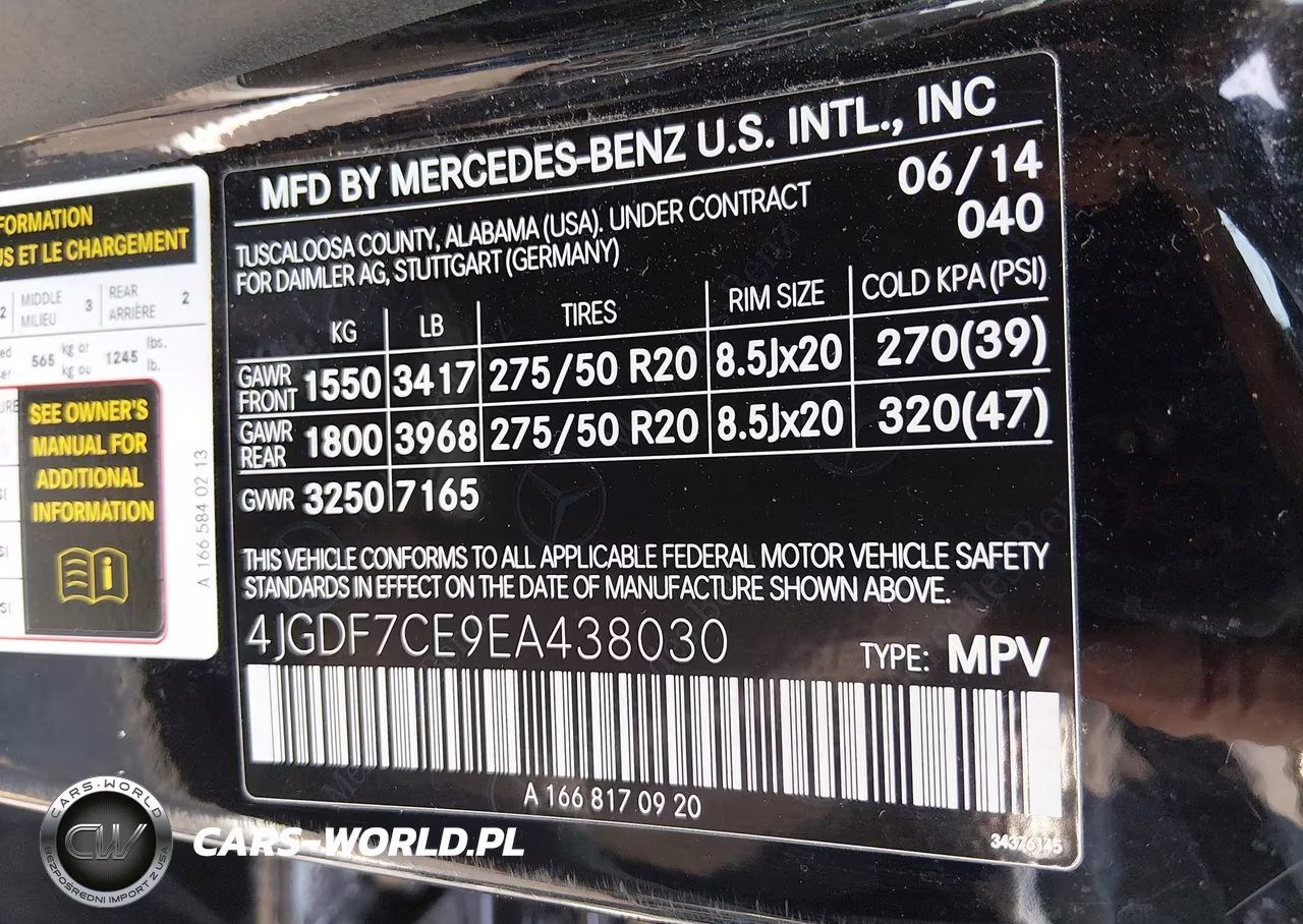 2014 Mercedes-Benz Gl 450 4Matic VIN:4JGDF7CE9EA438030 - 9