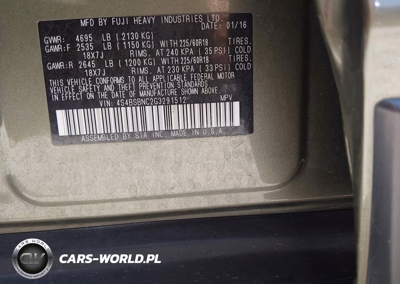 2019 Subaru Outback 2.5I Premium VIN:4S4BSAFC9K3336656 - 9