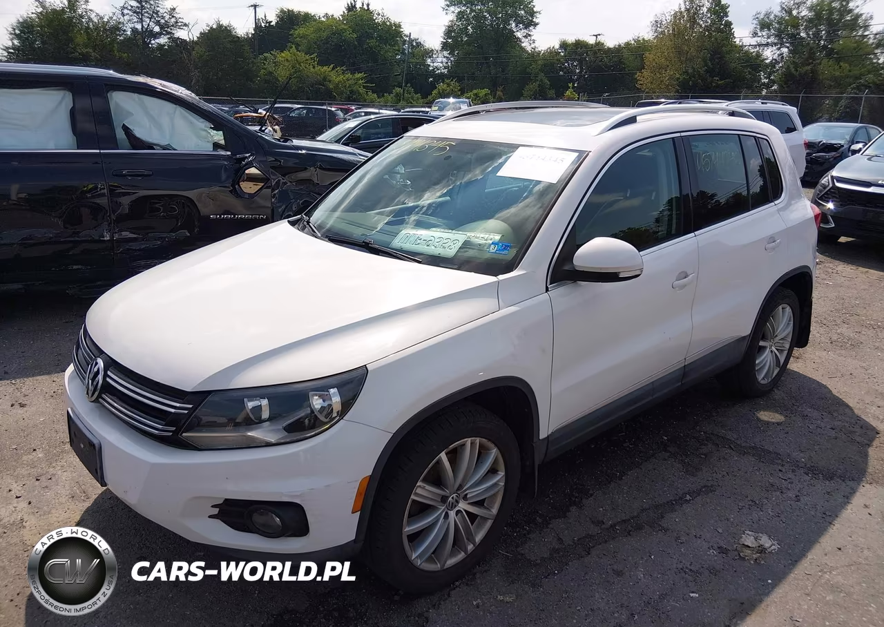 2013 Volkswagen Tiguan Se VIN:WVGBV3AXXDW610106 - 2