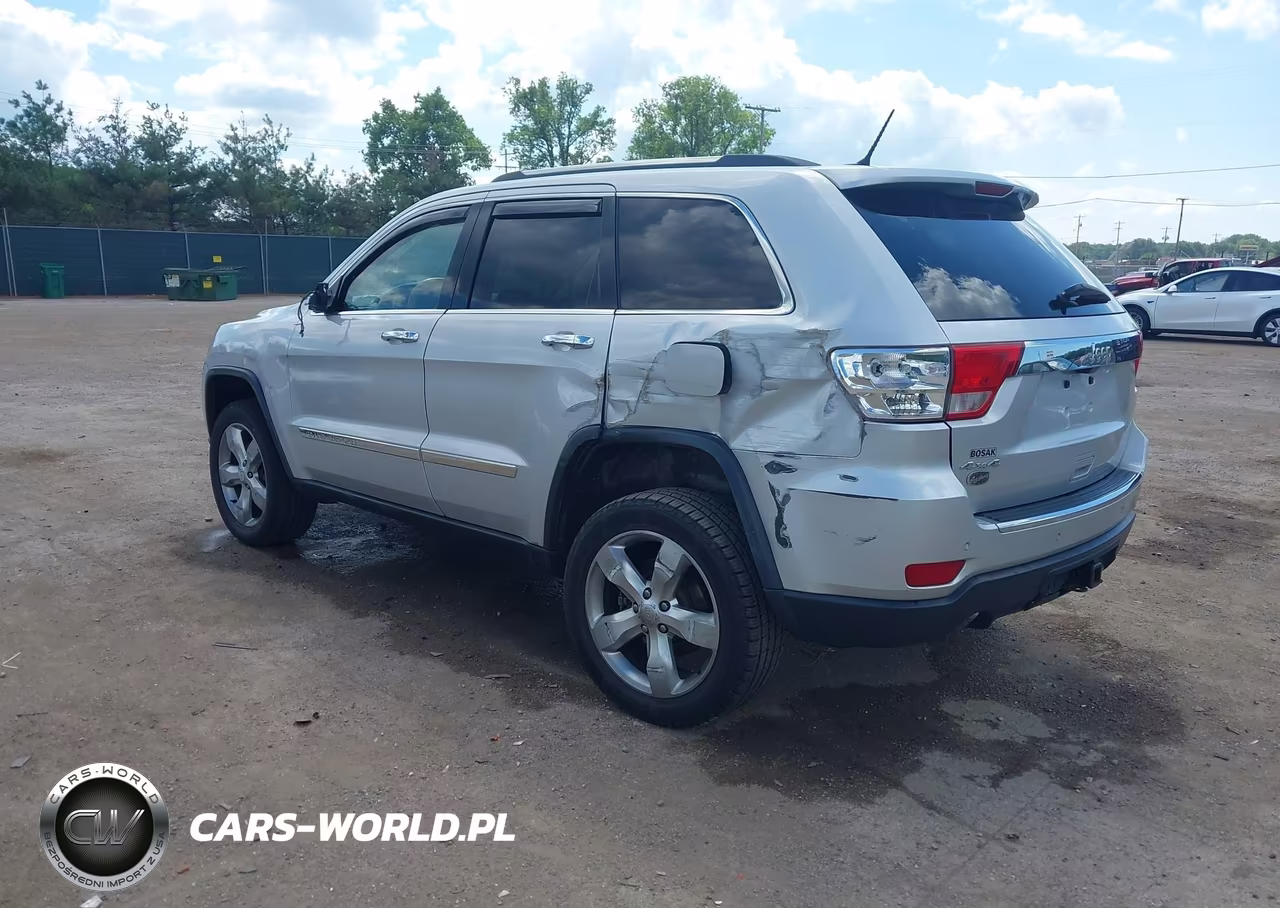 2013 Jeep Grand Cherokee Overland VIN:1C4RJFCT2DC525000 - 3