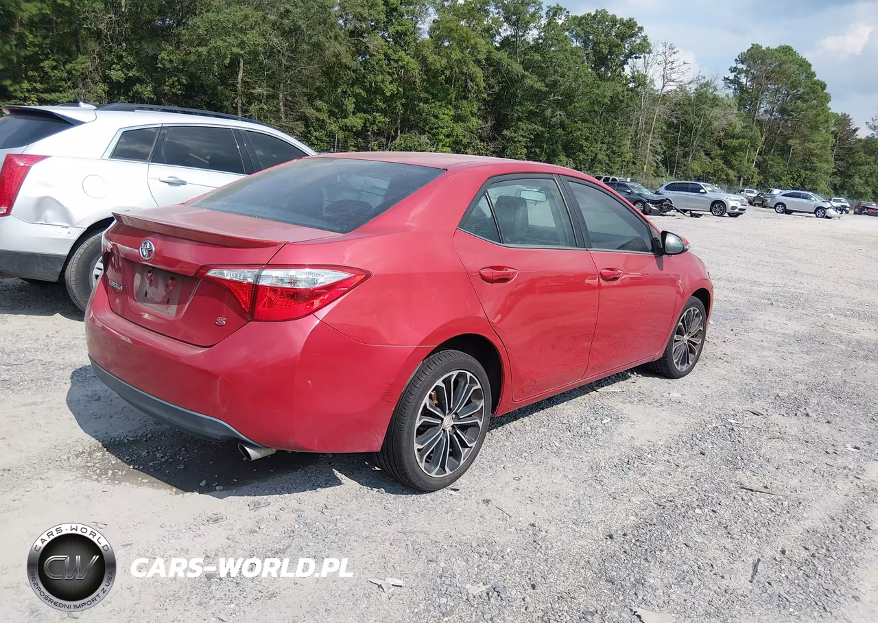 2015 Toyota Corolla S Plus VIN:2T1BURHE4FC406654 - 4