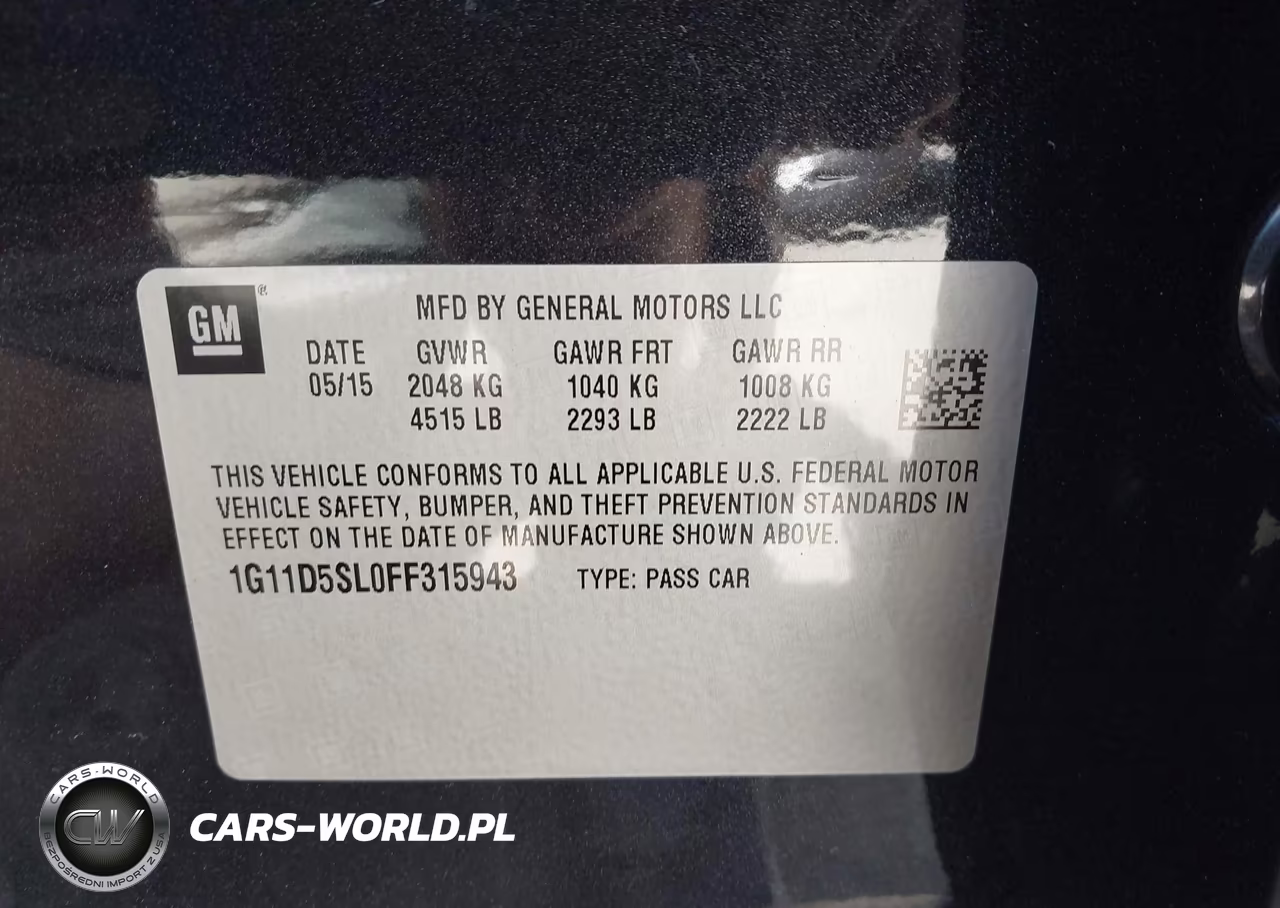 2015 Chevrolet Malibu 2Lt VIN:1G11D5SL0FF315943 - 9