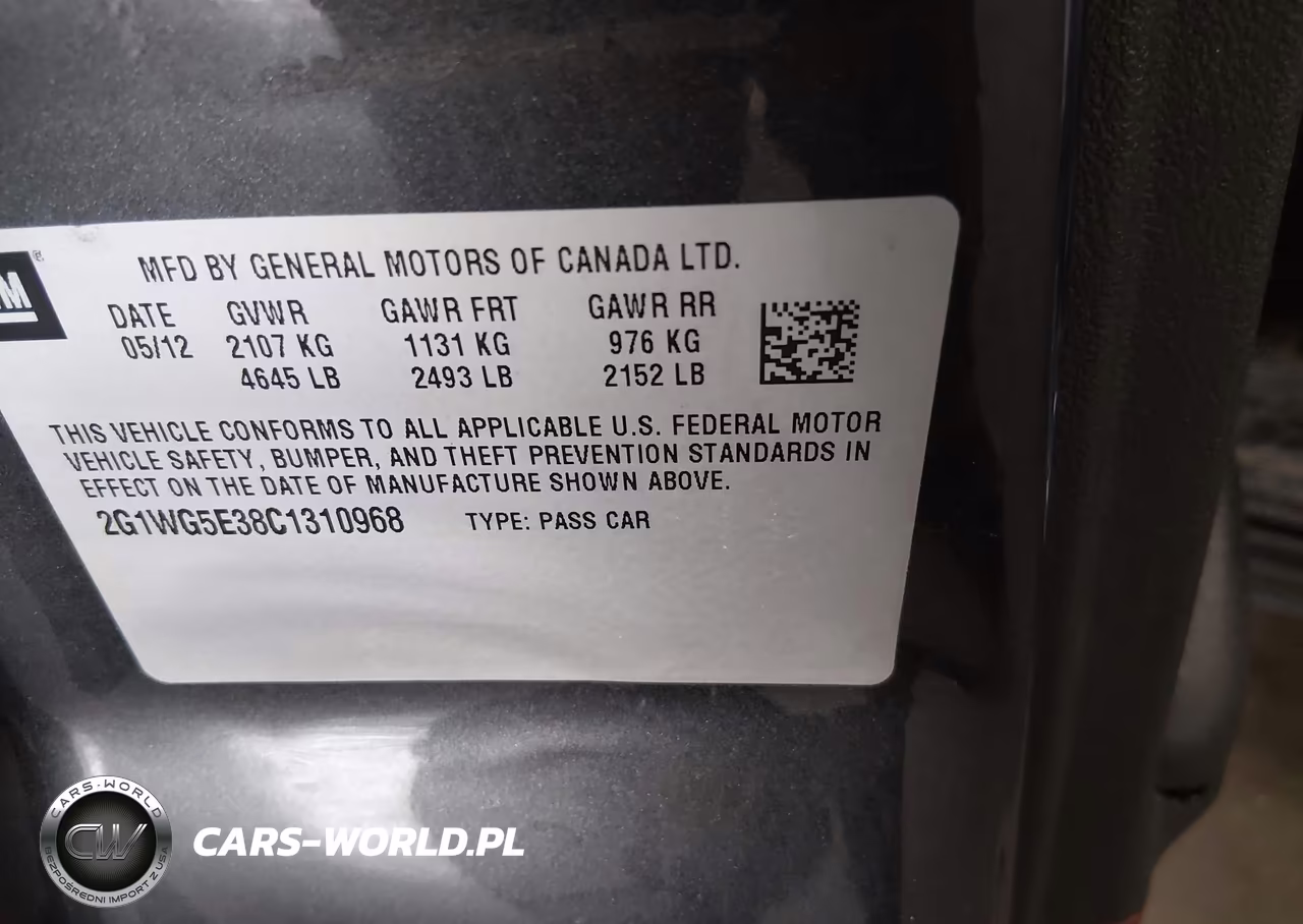 2012 Chevrolet Impala Lt VIN:2G1WG5E38C1310968 - 9