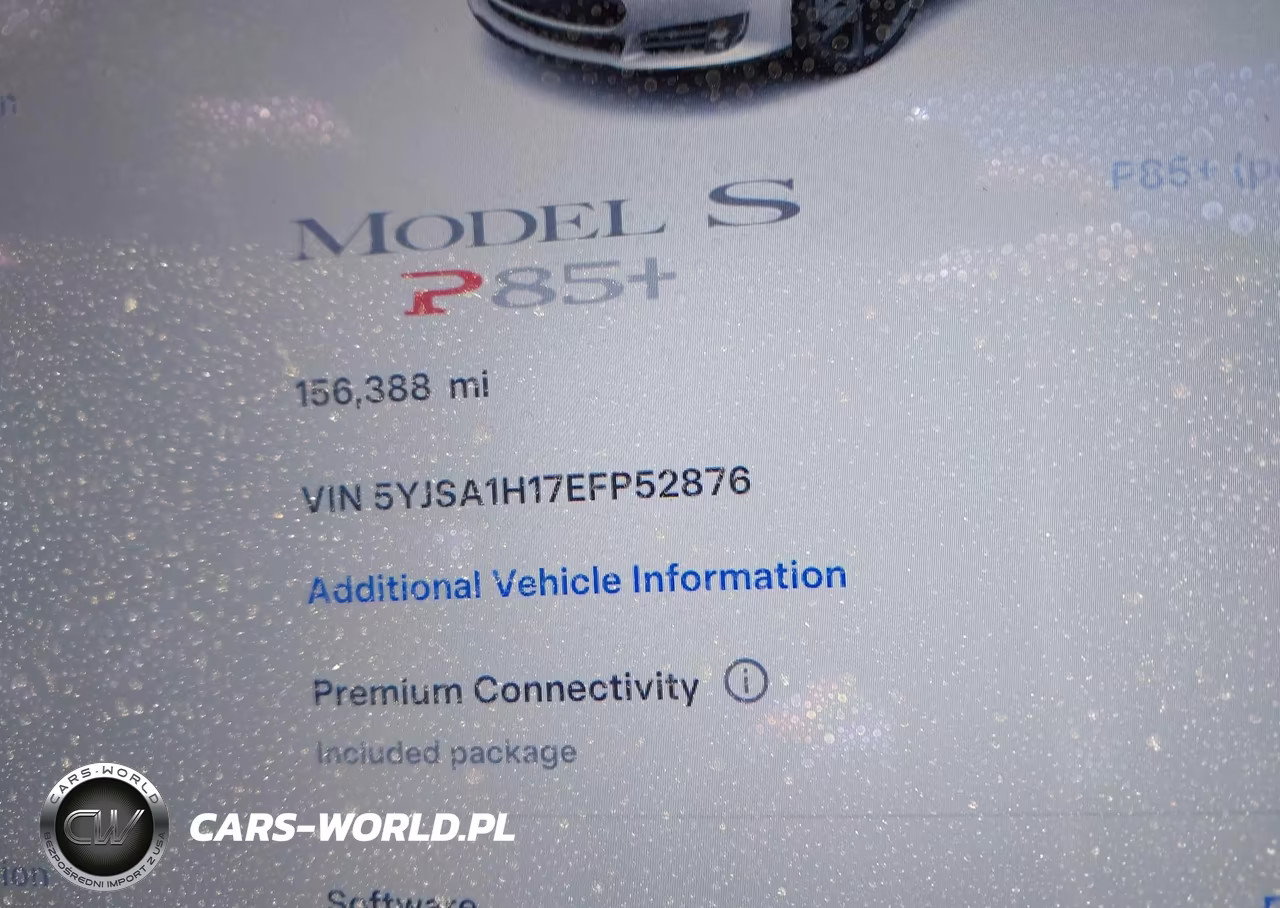 2014 Tesla Model S P85 VIN:5YJSA1H17EFP52876 - 14