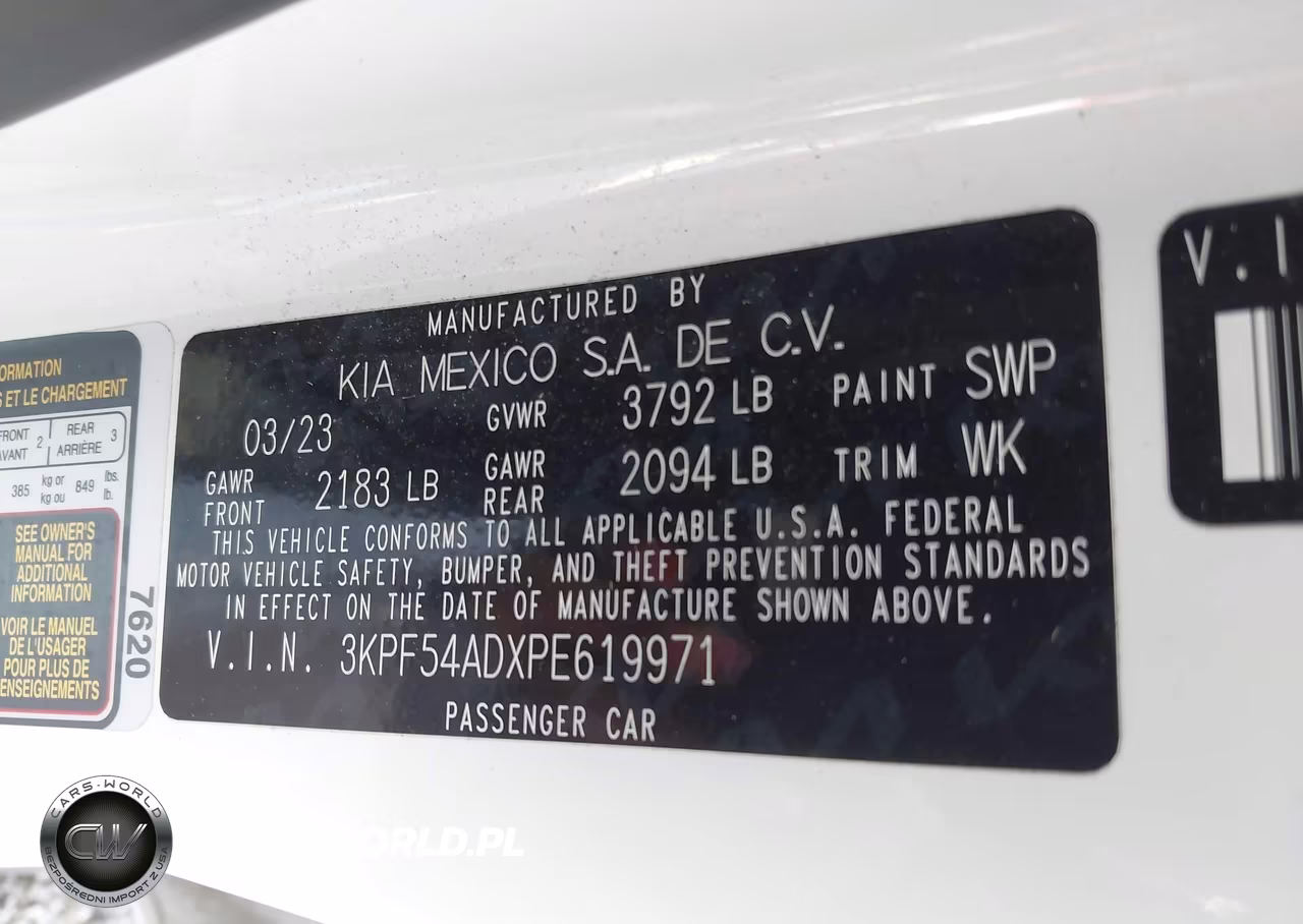 2023 Kia Forte Gt-Line VIN:3KPF54ADXPE619971 - 9