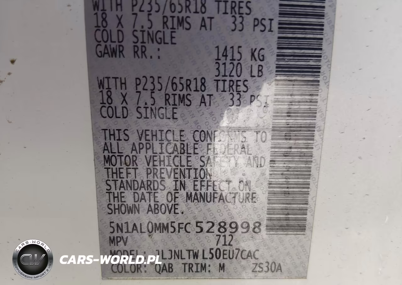2015 Infiniti Qx60 VIN:5N1AL0MM5FC528998 - 9