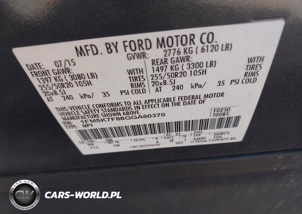 2016 Ford Explorer Limited VIN:1FM5K7F88GGA60370 - 9