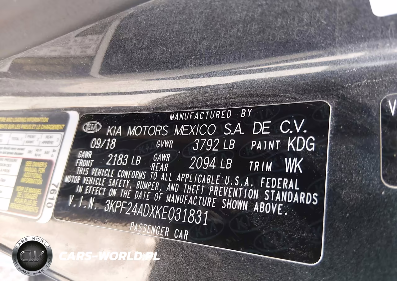 2019 Kia Forte Lxs VIN:3KPF24ADXKE031831 - 9