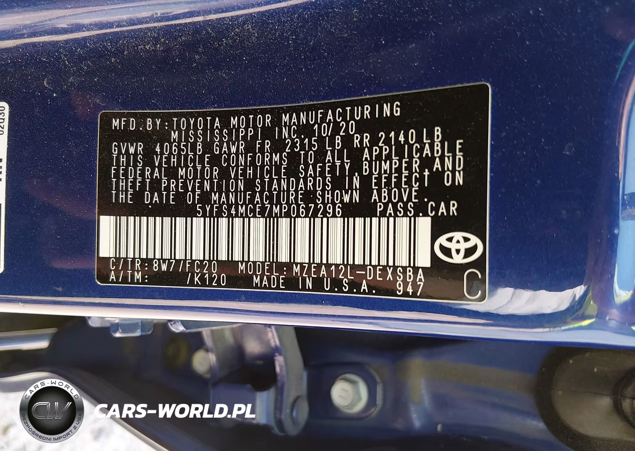 2021 Toyota Corolla Se VIN:5YFS4MCE7MP067296 - 9