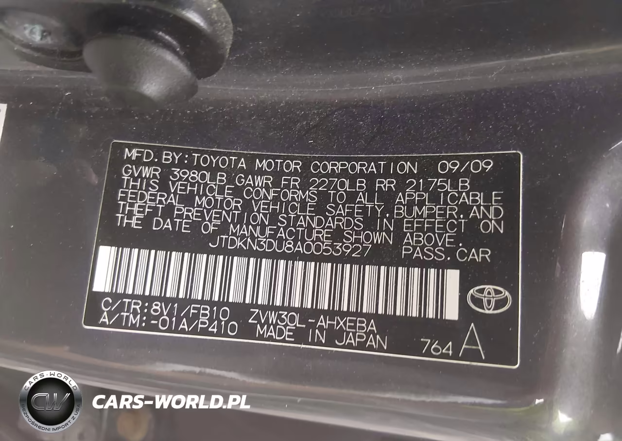 2010 Toyota Prius Iii VIN:JTDKN3DU8A0053927 - 9