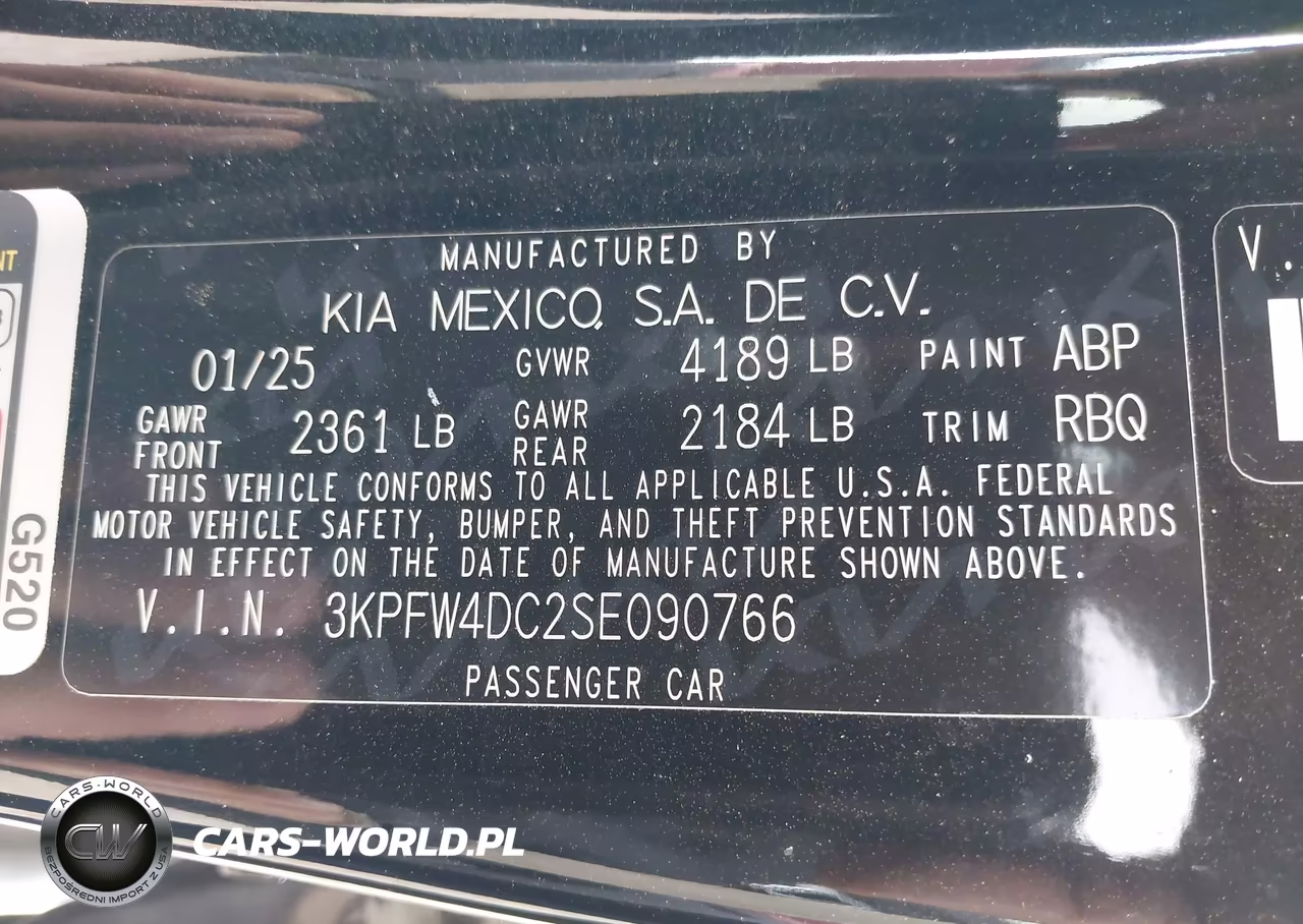 2025 Kia K4 Gt-Line Turbo VIN:3KPFW4DC2SE090766 - 9