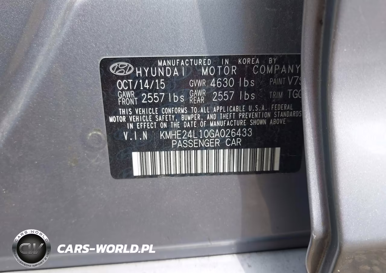 2016 Hyundai Sonata Hybrid Se VIN:KMHE24L10GA026433 - 9