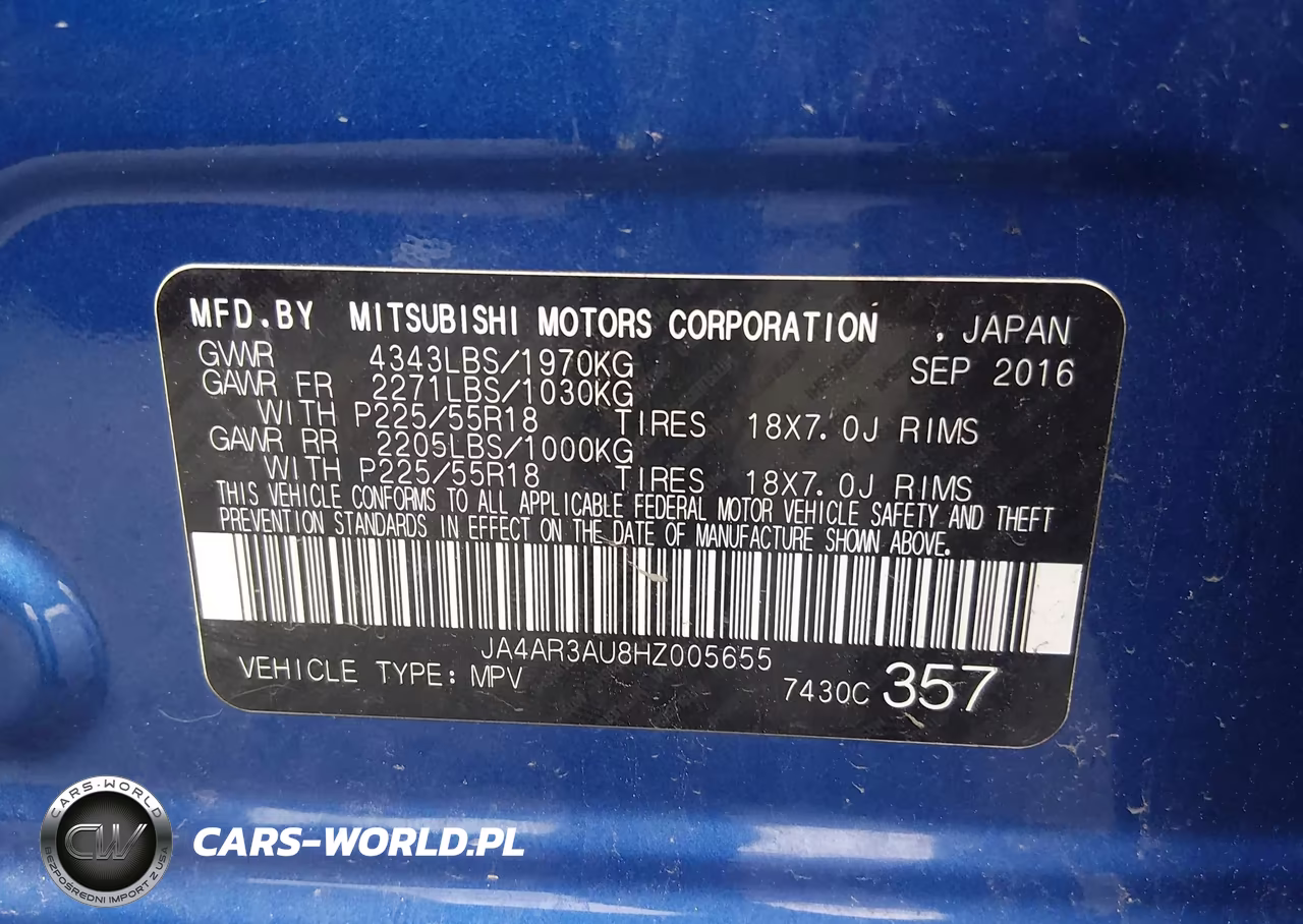 2017 Mitsubishi Outlander Sport 2.0 Le VIN:JA4AR3AU8HZ005655 - 9