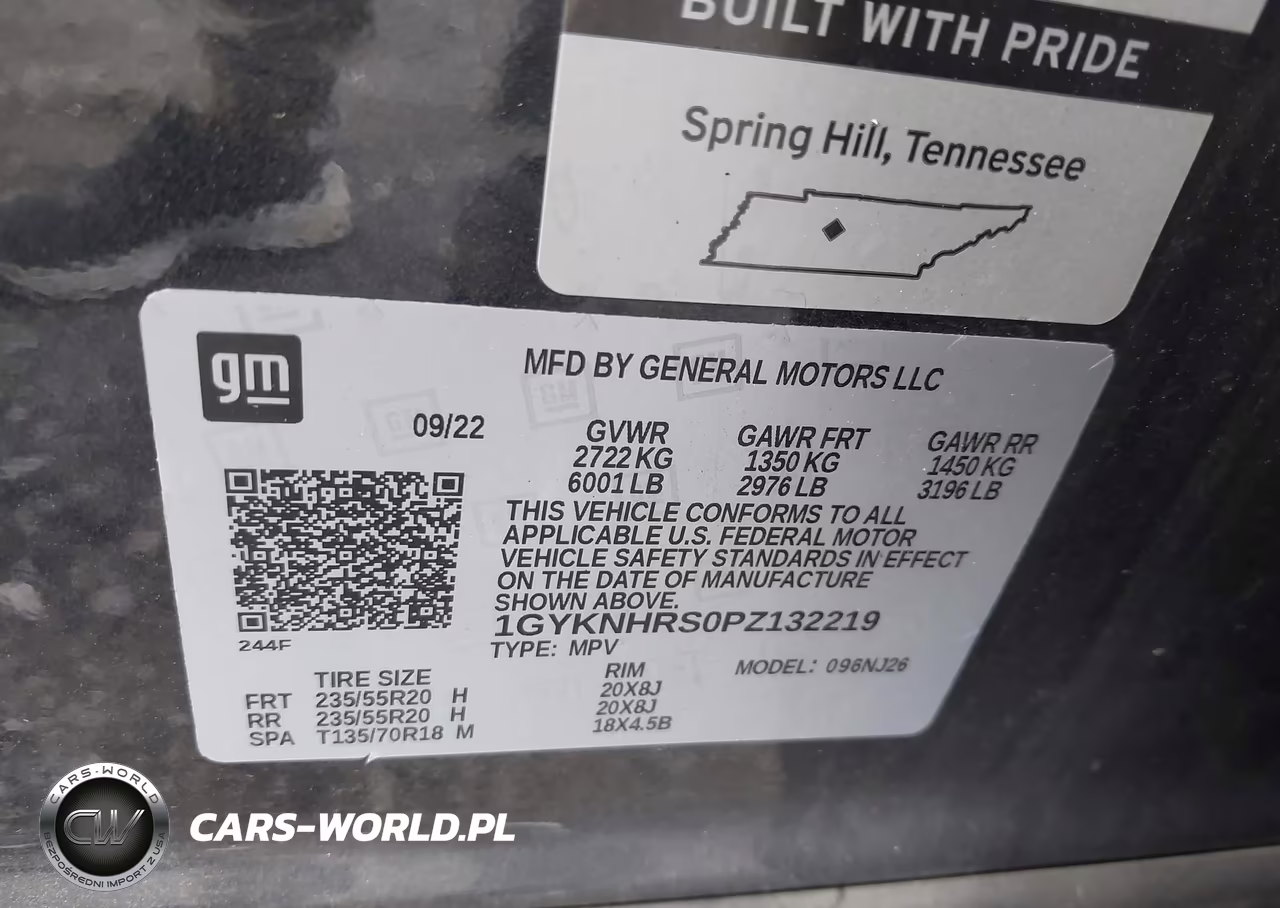 2023 Cadillac Xt5 Awd Sport VIN:1GYKNHRS0PZ132219 - 9
