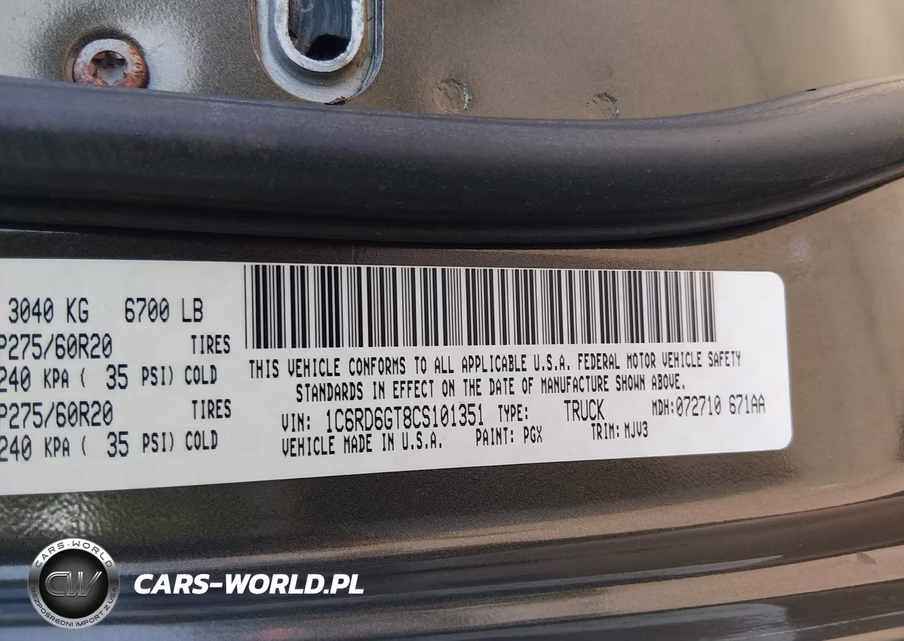 2012 Ram 1500 Lone Star VIN:1C6RD6GT8CS101351 - 9