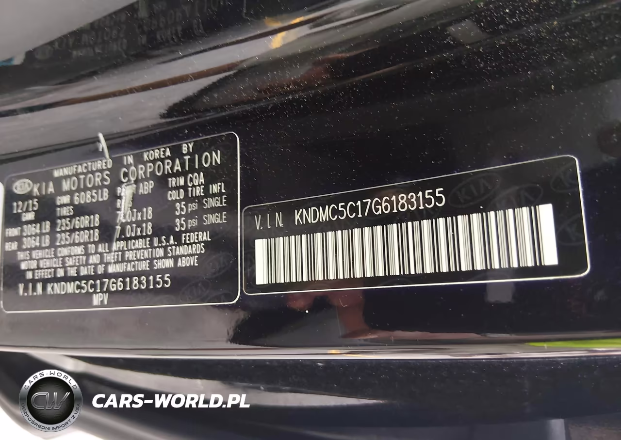 2016 Kia Sedona Sx VIN:KNDMC5C17G6183155 - 9