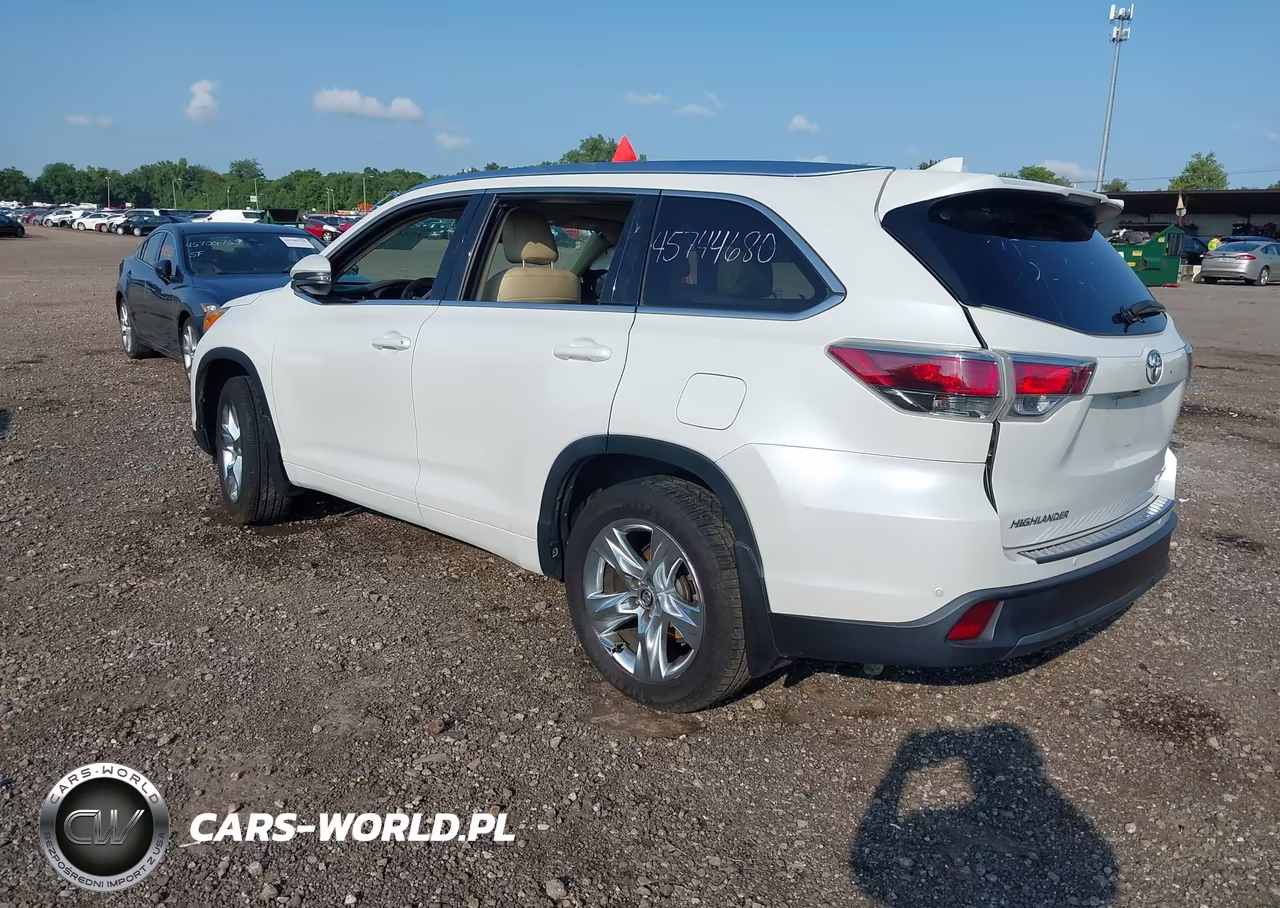 2016 Toyota Highlander Limited V6 VIN:5TDDKRFH7GS352223 - 3