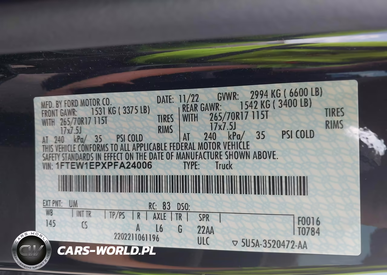 2023 Ford F-150 Xl VIN:1FTEW1EPXPFA24006 - 9