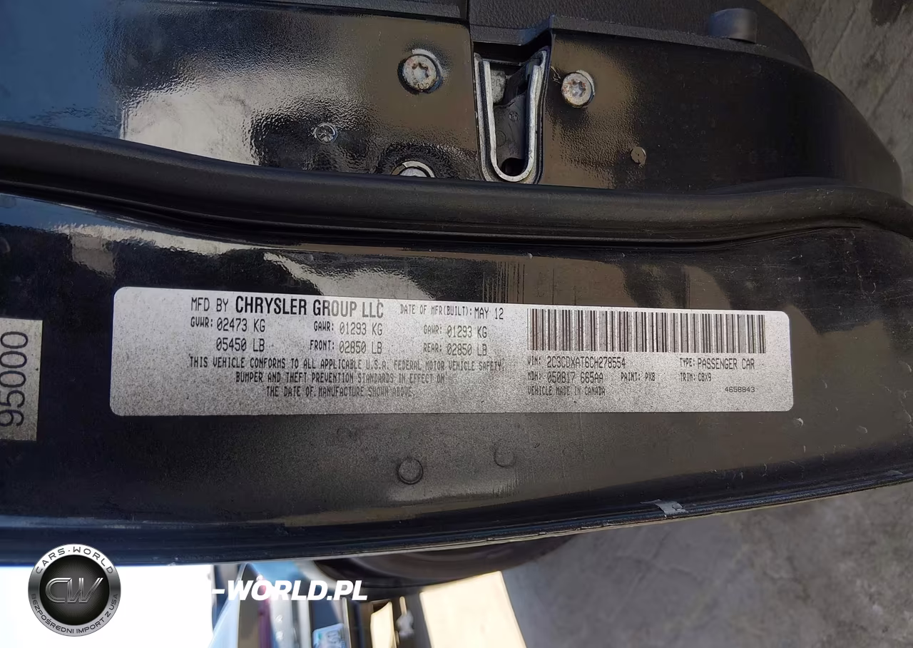 2012 Dodge Charger Police VIN:2C3CDXAT6CH278554 - 9