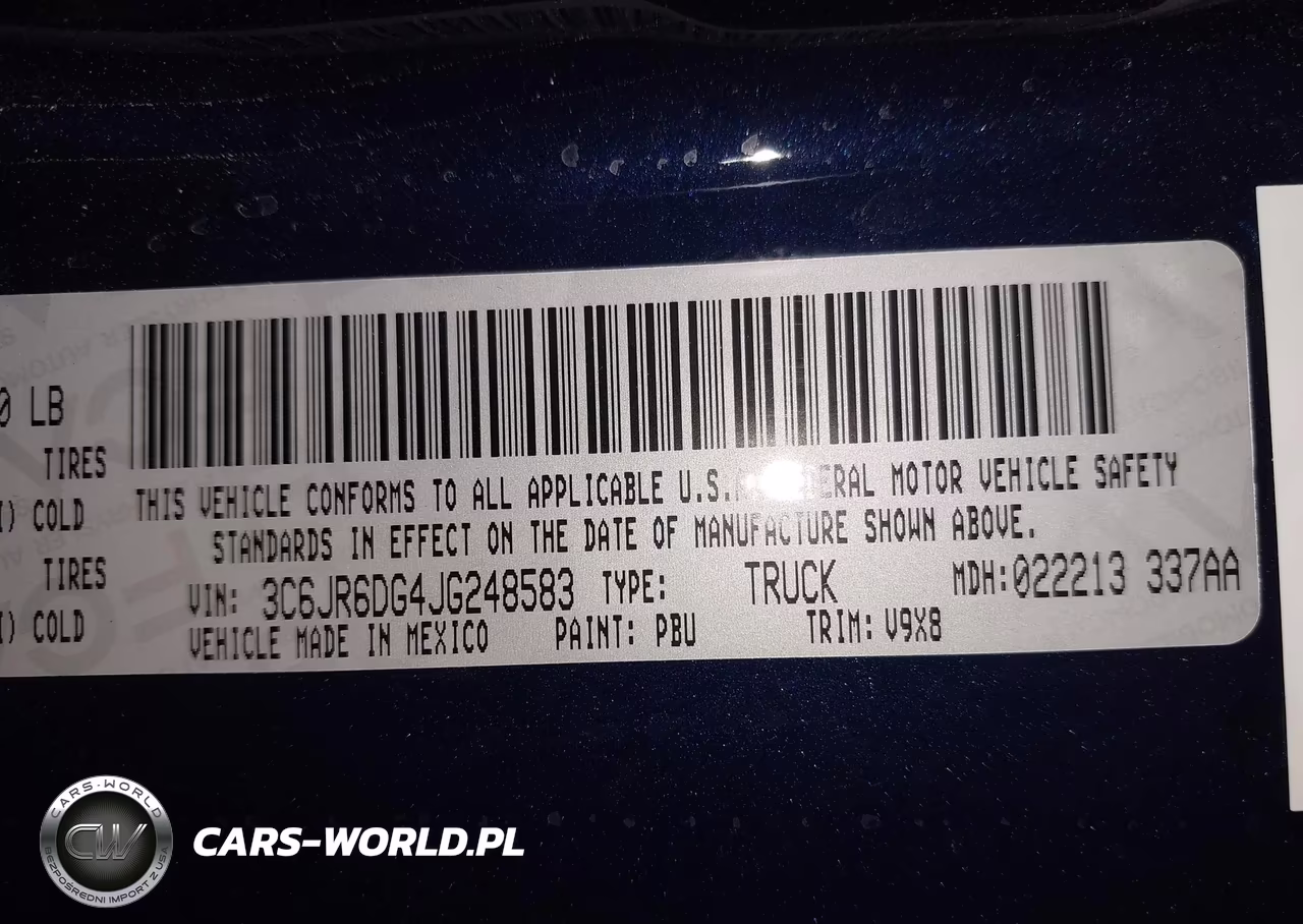 2018 Ram 1500 Tradesman 4X2 8' Box VIN:3C6JR6DG4JG248583 - 9