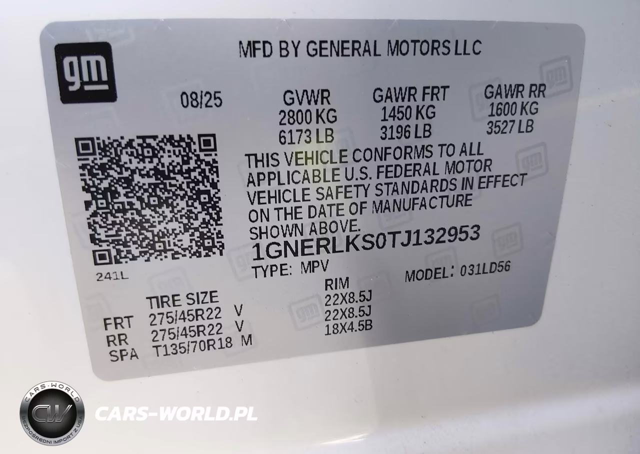 2026 Chevrolet Traverse Fwd Rs VIN:1GNERLKS0TJ132953 - 9
