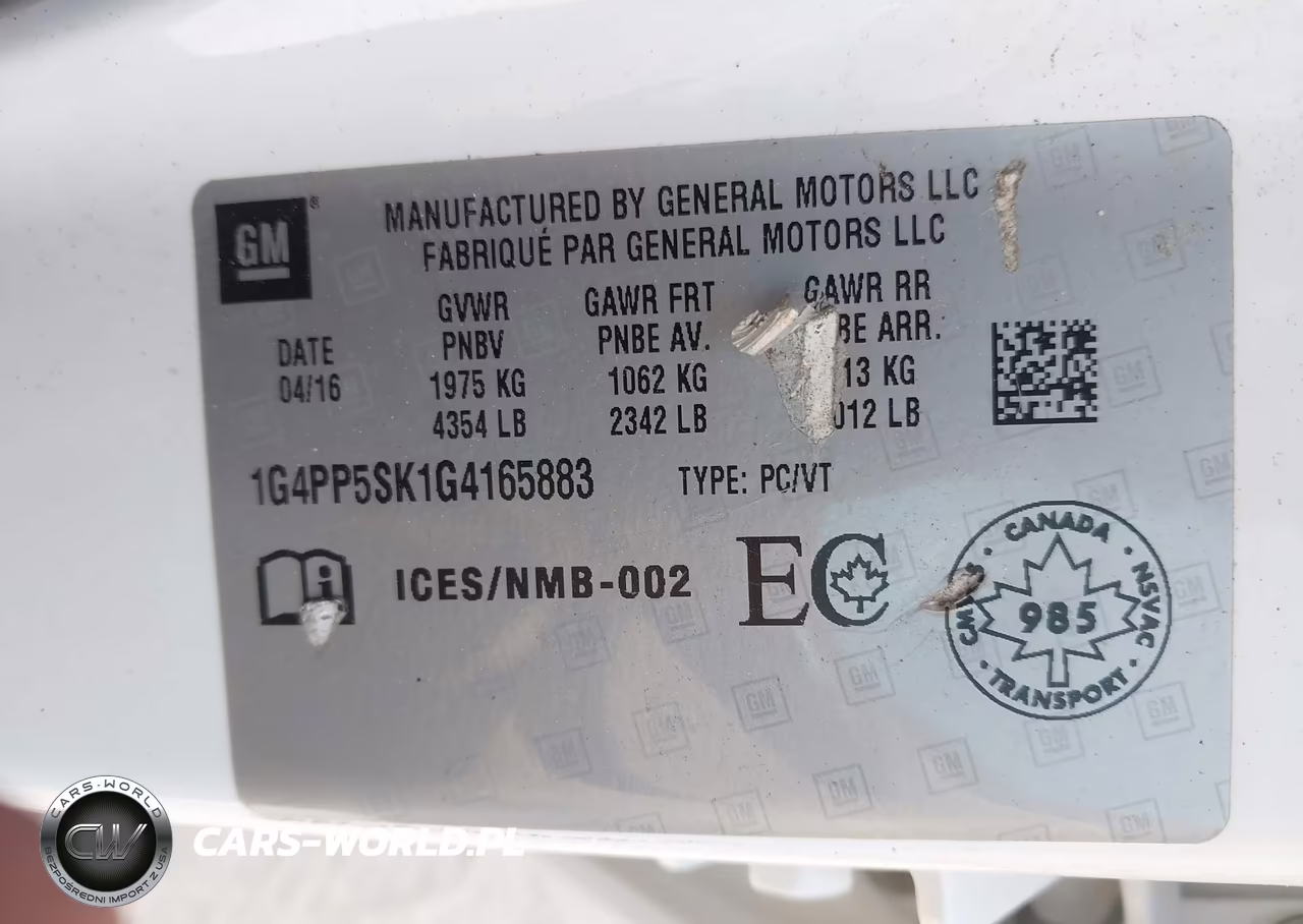 2016 Buick Verano VIN:1G4PP5SK1G4165883 - 9