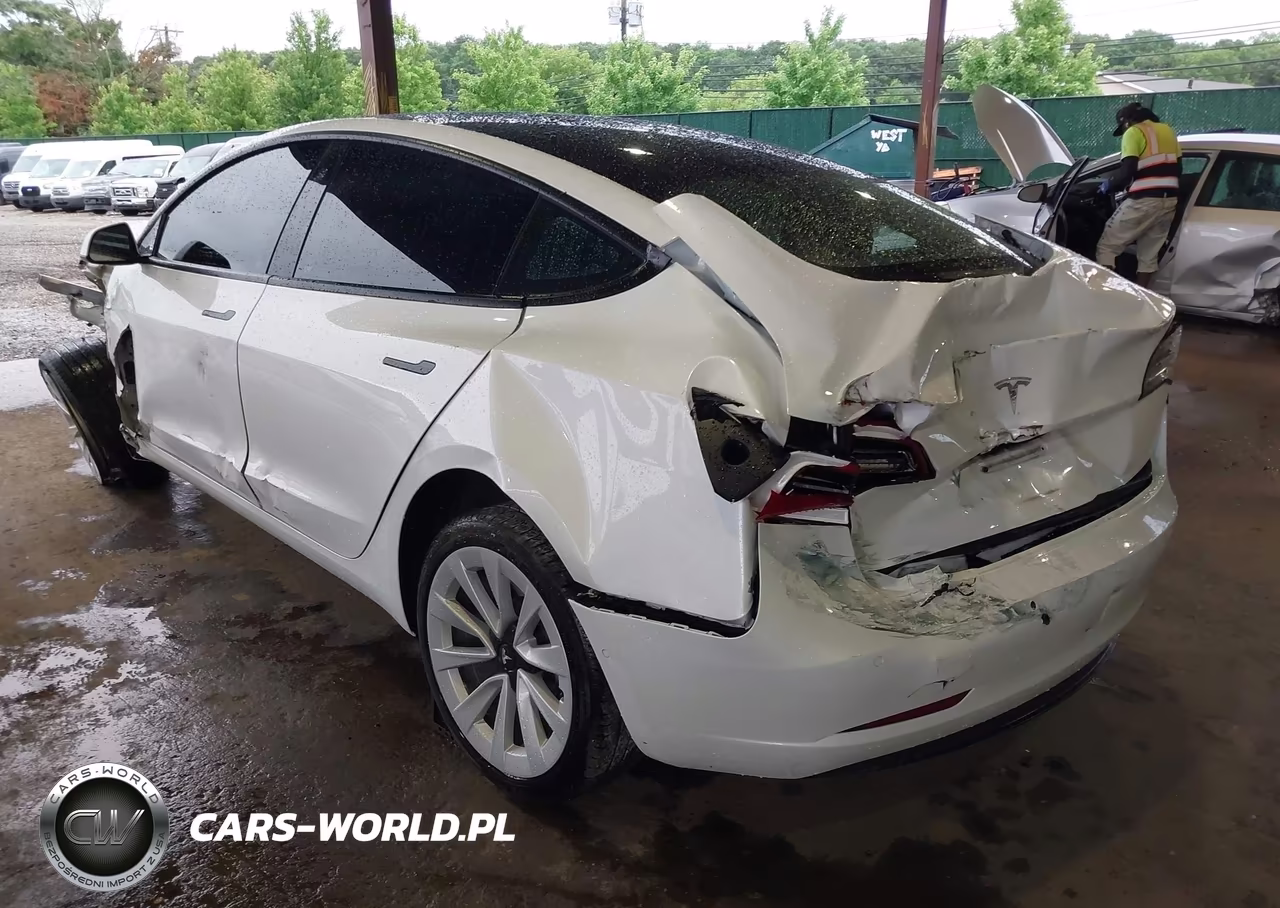 2021 Tesla Model 3 Standard Range Plus Rear-Wheel Drive VIN:5YJ3E1EA1MF063749 - 3