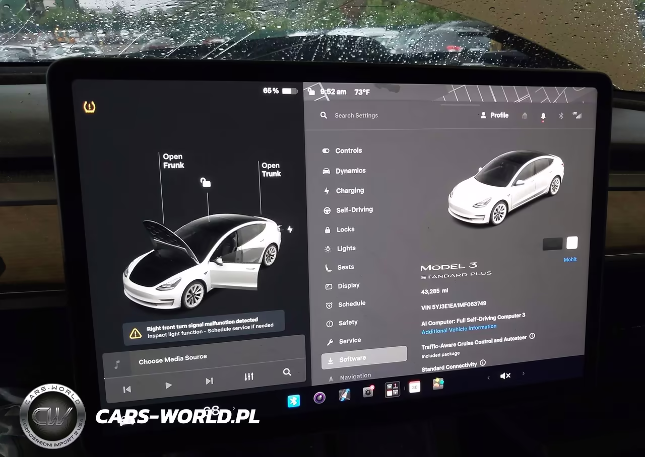 2021 Tesla Model 3 Standard Range Plus Rear-Wheel Drive VIN:5YJ3E1EA1MF063749 - 7